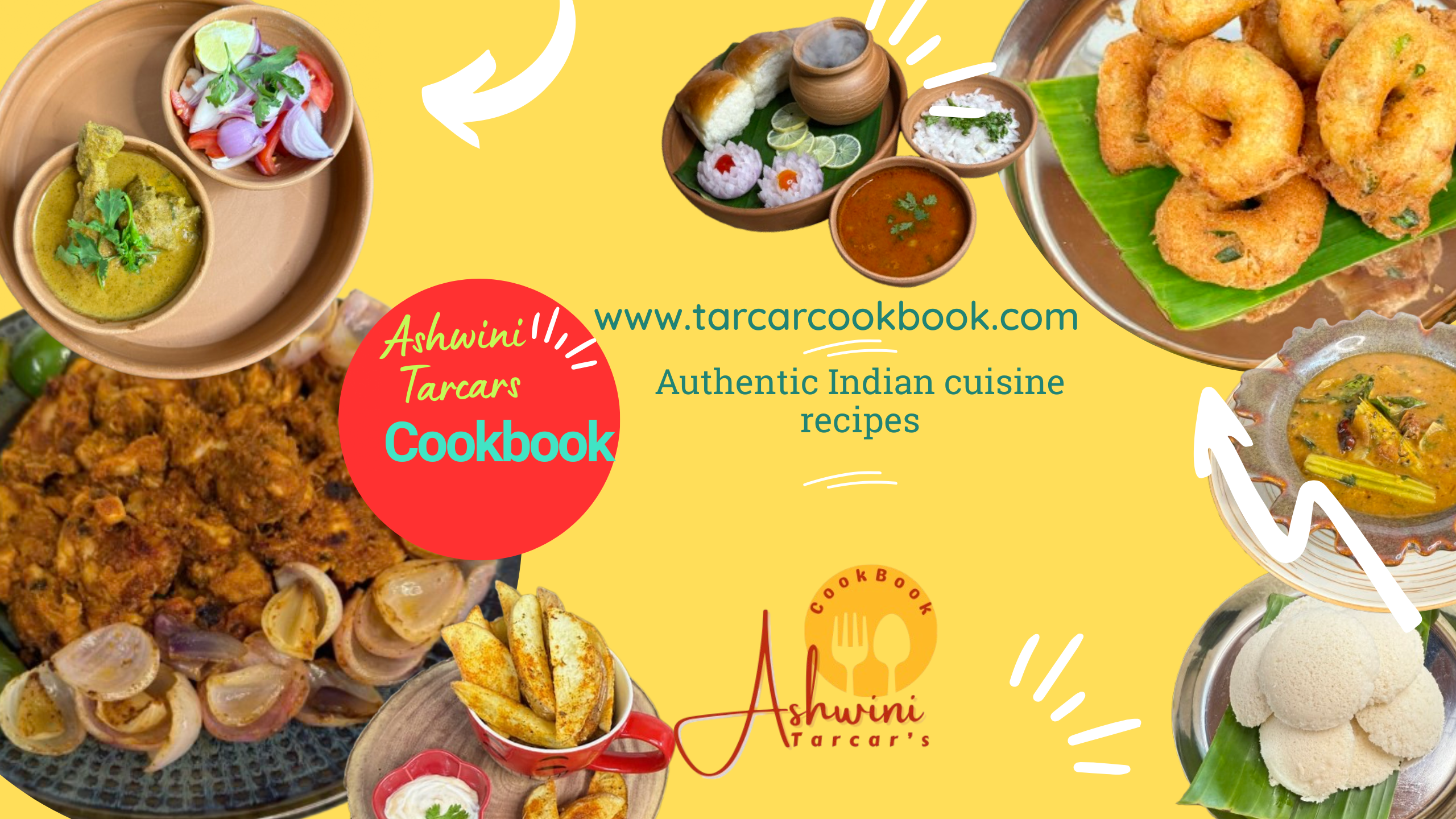 Ashwini Tarcars Cookbook Banner